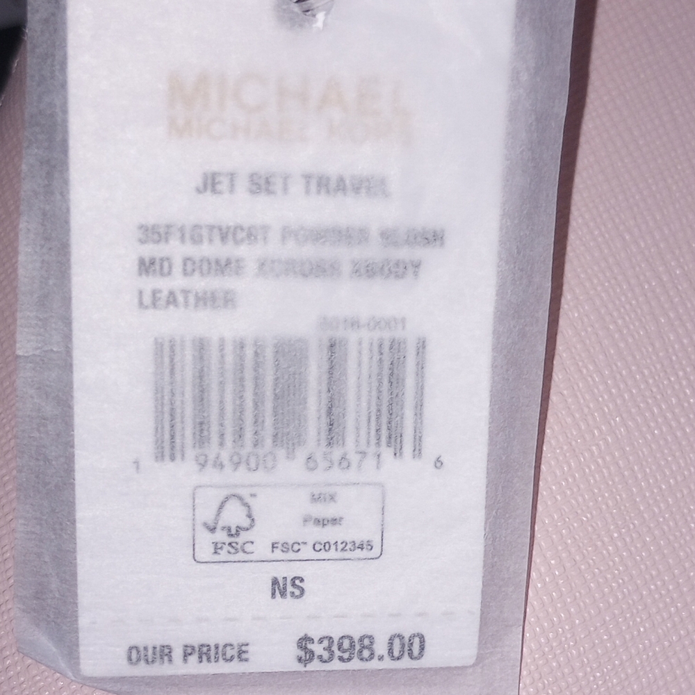 Michael Kors Jet Travel Powder Blush, Med Dome,NWT, BEAUTIFUL - Picture 7 of 7
